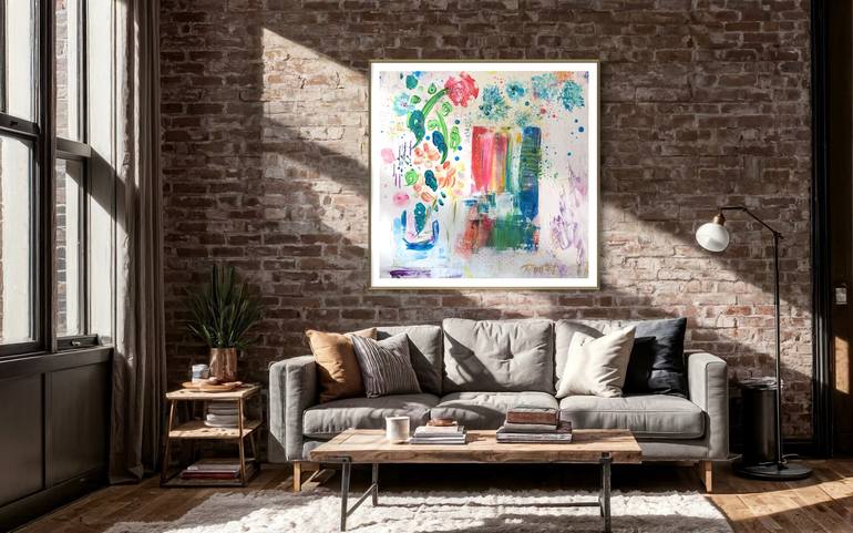 Original Contemporary Abstract Painting by ELENA DMITRIEVA