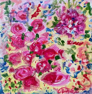 Original Floral Paintings by ELENA DMITRIEVA