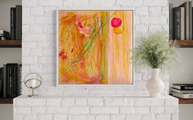 Original Contemporary Floral Painting by ELENA DMITRIEVA