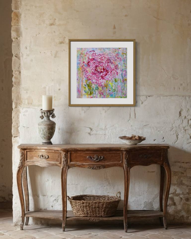Original Contemporary Floral Painting by Elena Dmitrieva