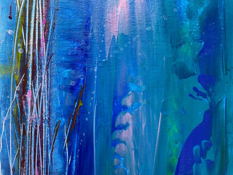 Original Abstract Expressionism Abstract Painting by Elena Dmitrieva