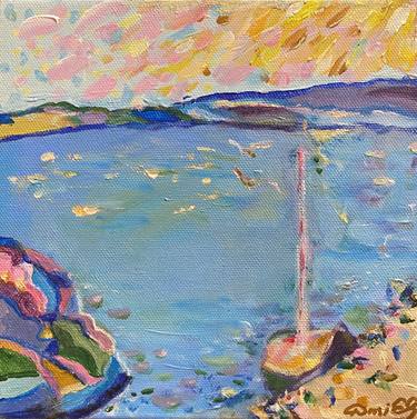 Original Impressionism Seascape Paintings by ELENA DMITRIEVA