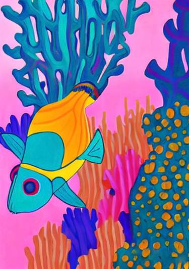 Original Fish Paintings by Solomia K