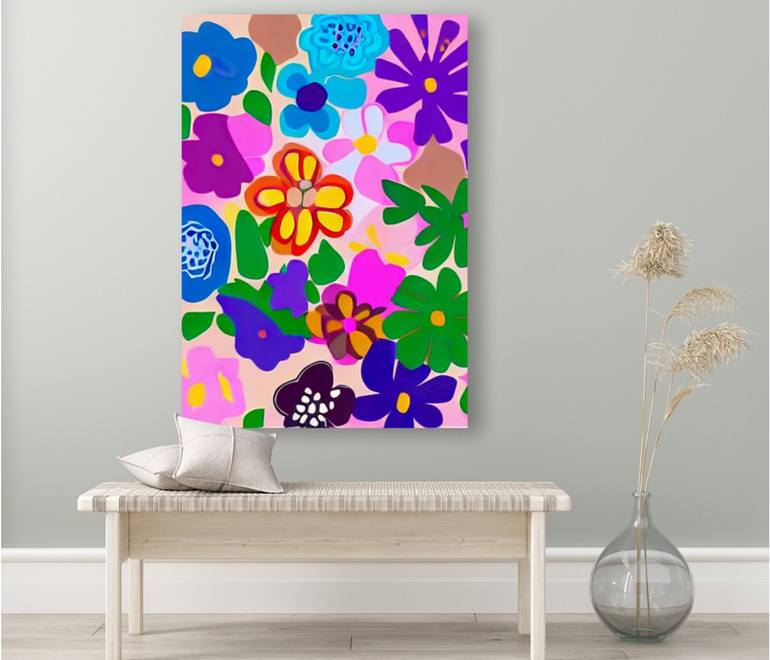 Original Floral Painting by Solomia K