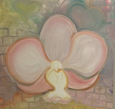 Original Abstract Expressionism Floral Painting by Kevin Meskil