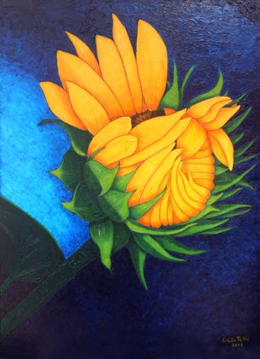 Print of Figurative Floral Paintings by Madalena Lobao-Tello