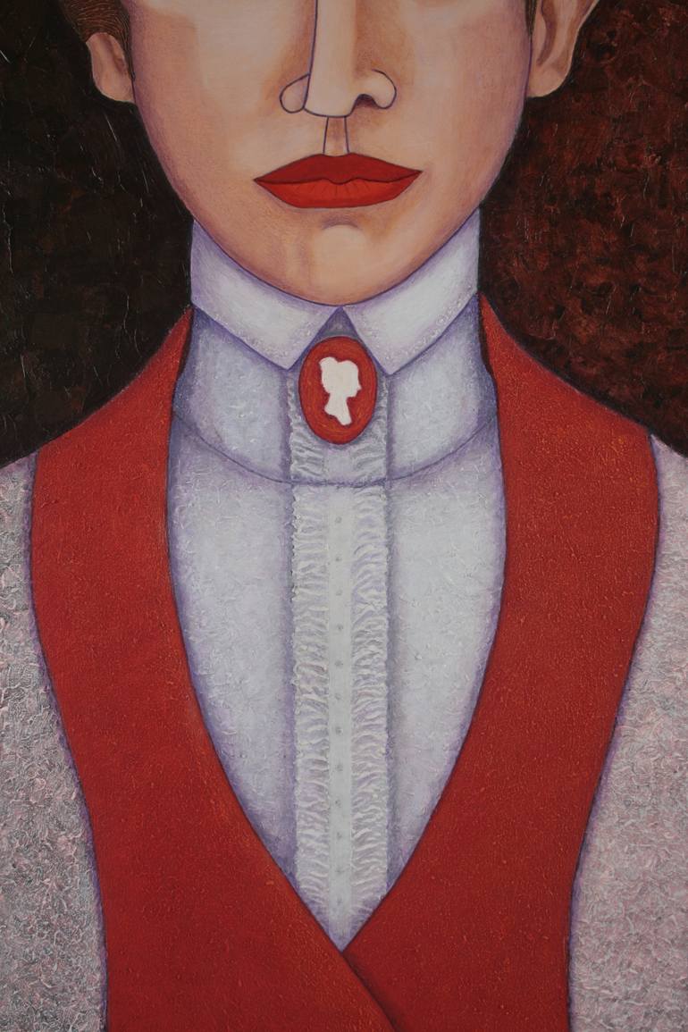 Original Women Painting by Madalena Lobao-Tello