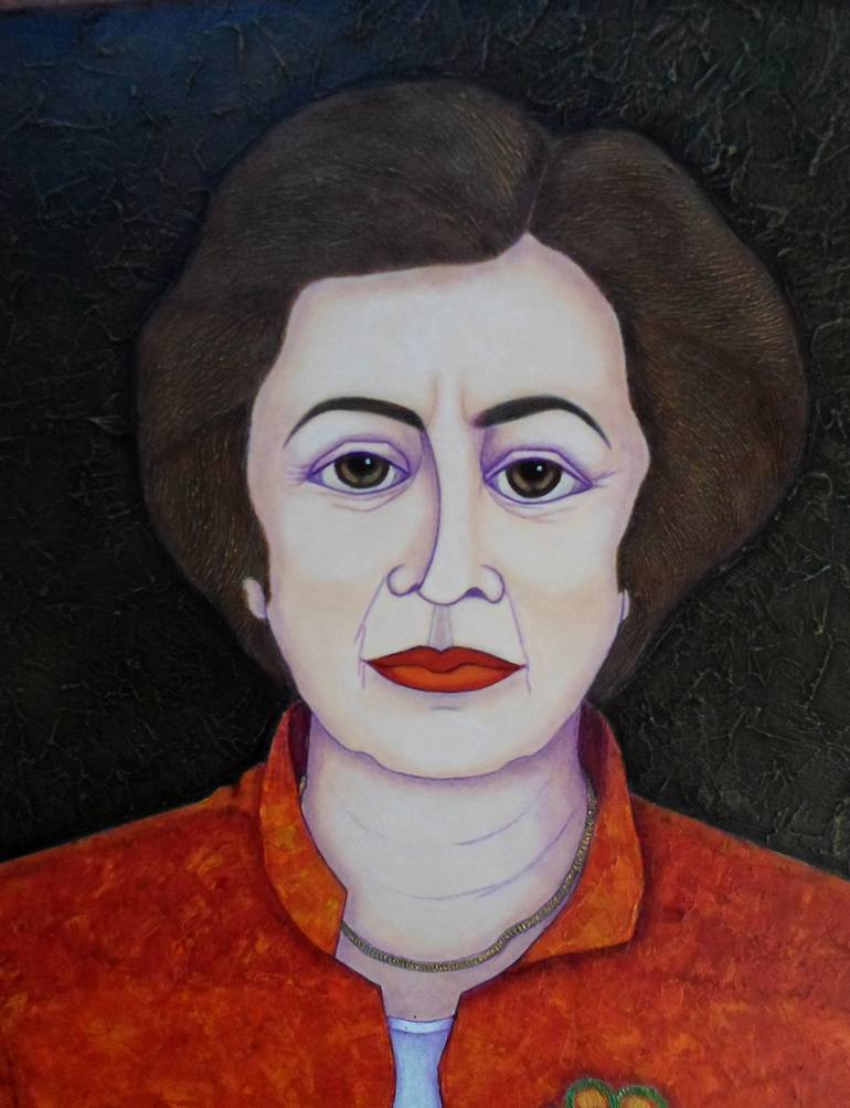 Original Portraiture Culture Painting by Madalena Lobao-Tello