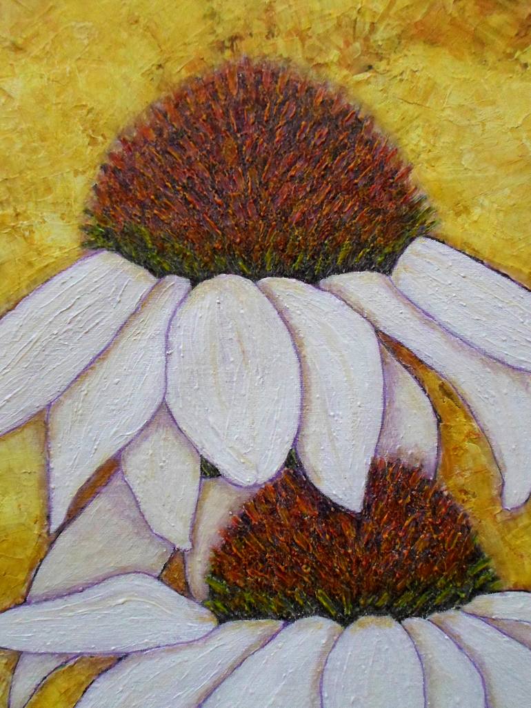 Original Figurative Floral Painting by Madalena Lobao-Tello