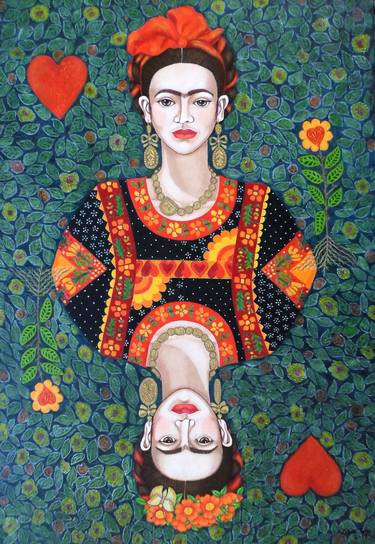 Woman with cat soul Yoga Mat by Madalena Lobao-Tello - Fine Art