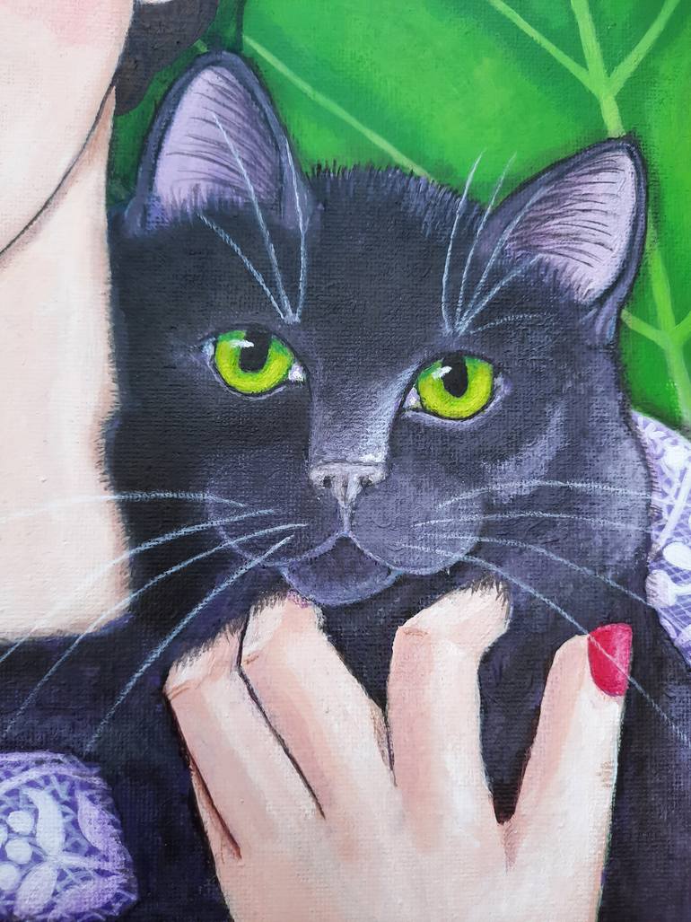 Original Figurative Pop Culture/Celebrity Painting by Madalena Lobao-Tello