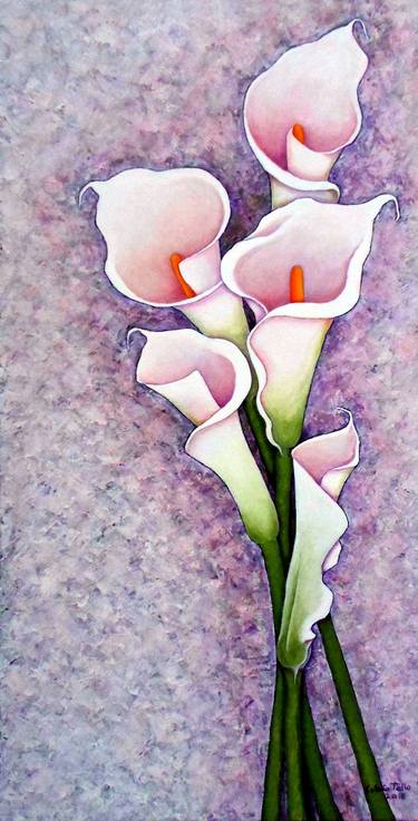 Original Floral Paintings by Madalena Lobao-Tello