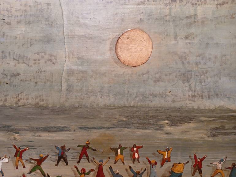 Original Figurative People Mixed Media by Claudio Nalerio