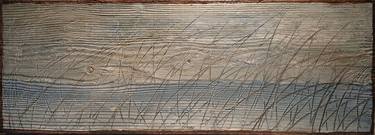 Original Abstract Landscape Mixed Media by Claudio Nalerio