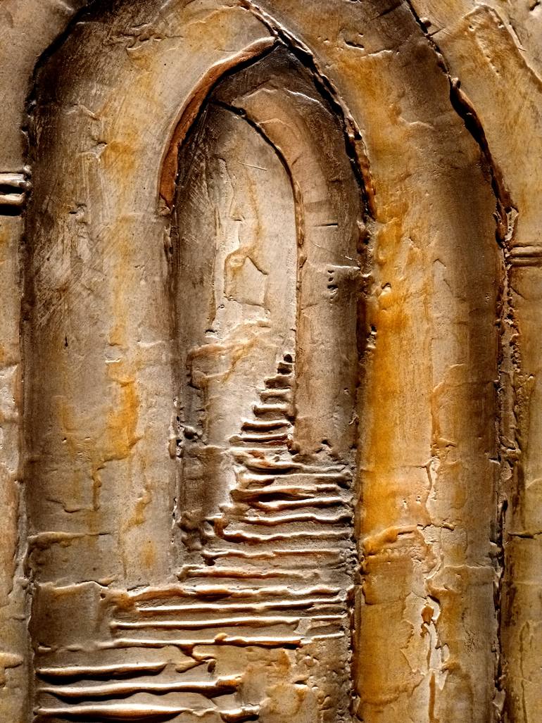 Original Surrealism Time Mixed Media by Claudio Nalerio