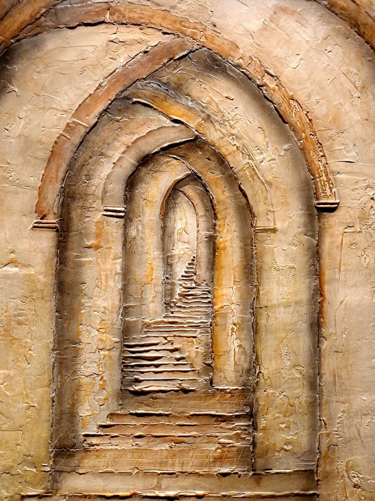 Original Surrealism Time Mixed Media by Claudio Nalerio