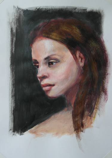 Original Portraiture Portrait Paintings by Mirjana Beljanski