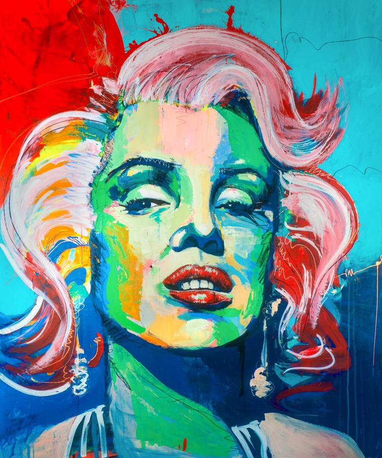 Marilyn Mixed Media by MIGUEL ROMERO | Saatchi Art