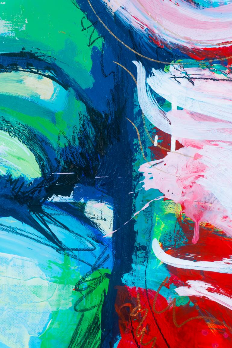 Original Contemporary People Mixed Media by Miguel Romero