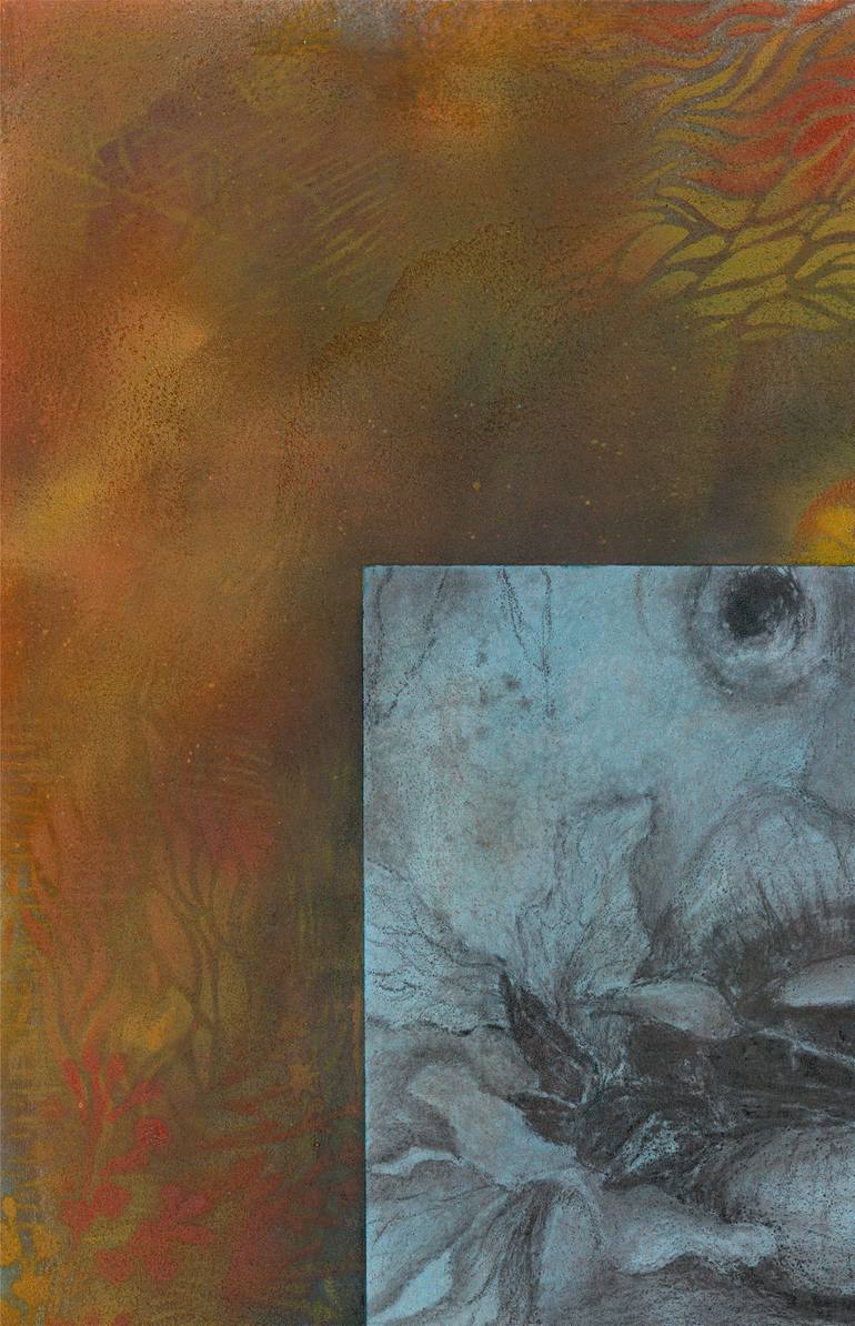 Original Abstract Expressionism Abstract Mixed Media by Ayoub Mohebbi