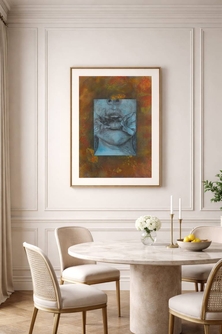 Original Abstract Expressionism Abstract Mixed Media by Ayoub Mohebbi