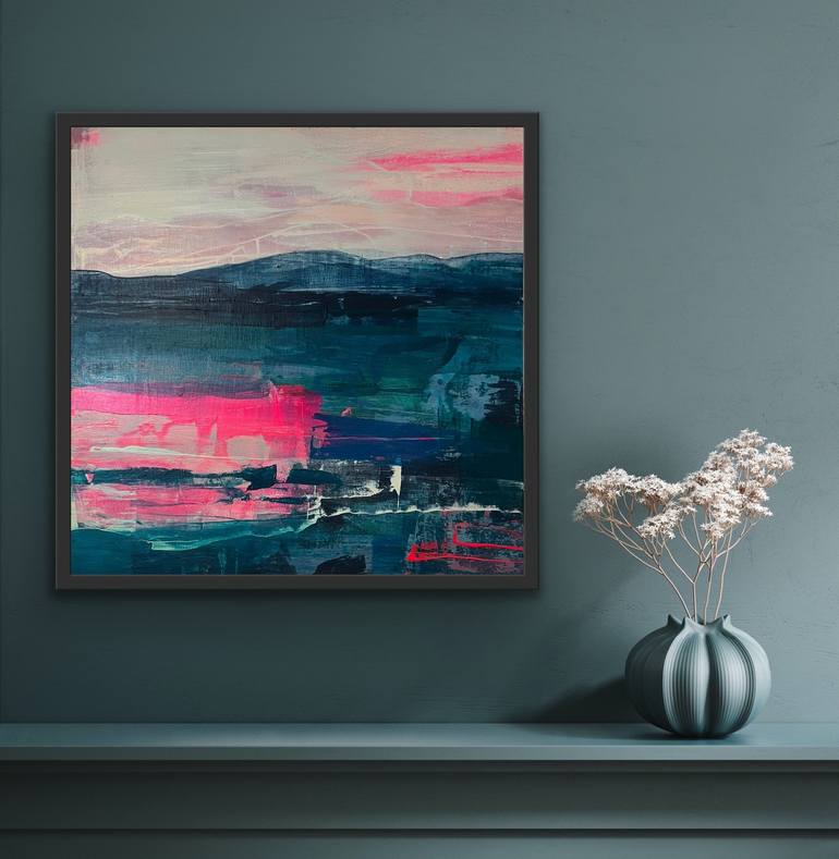 Original Abstract Seascape Painting by Helen Chambers