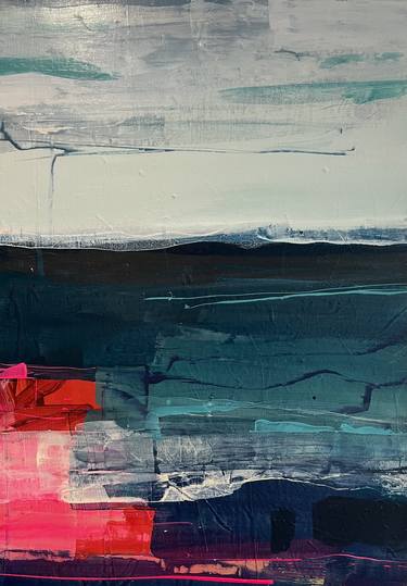 Original Abstract Seascape Paintings by Helen Chambers