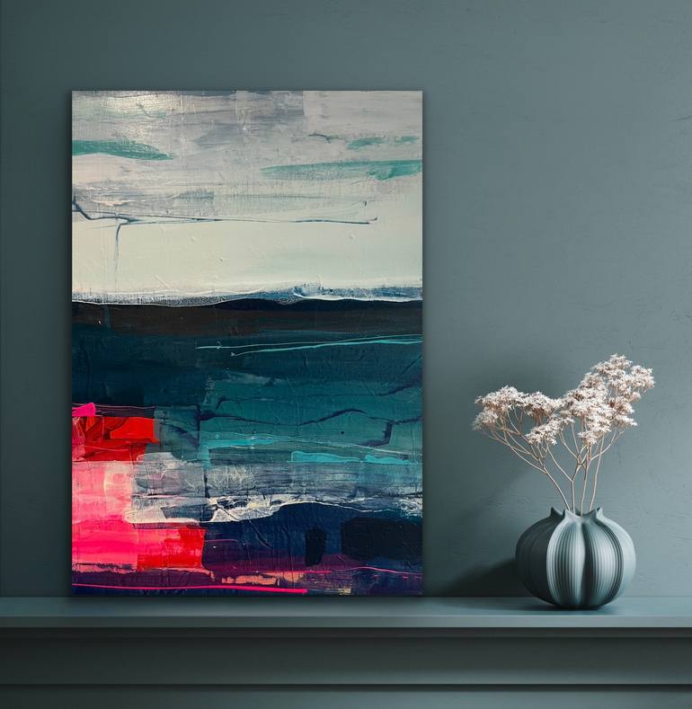 Original Abstract Seascape Painting by Helen Chambers