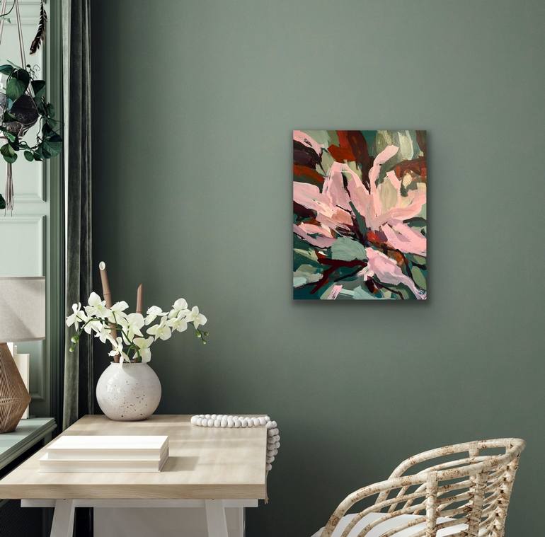 Original Floral Painting by Helen Chambers