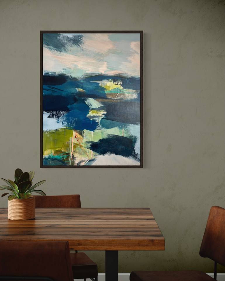 Original Abstract Landscape Painting by Helen Chambers