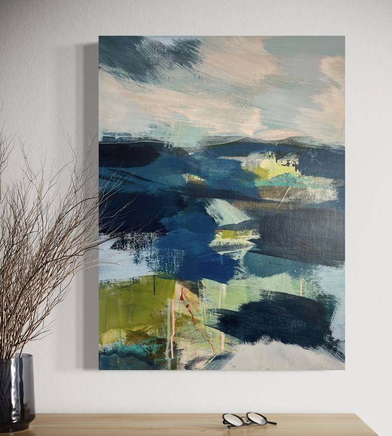 Original Abstract Landscape Painting by Helen Chambers