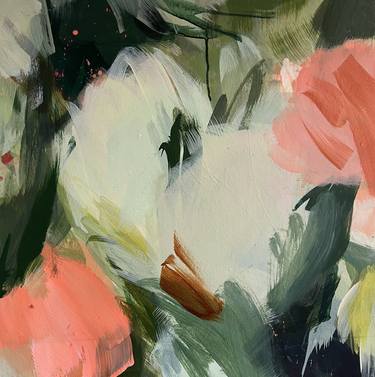 Original Abstract Floral Paintings by Helen Chambers