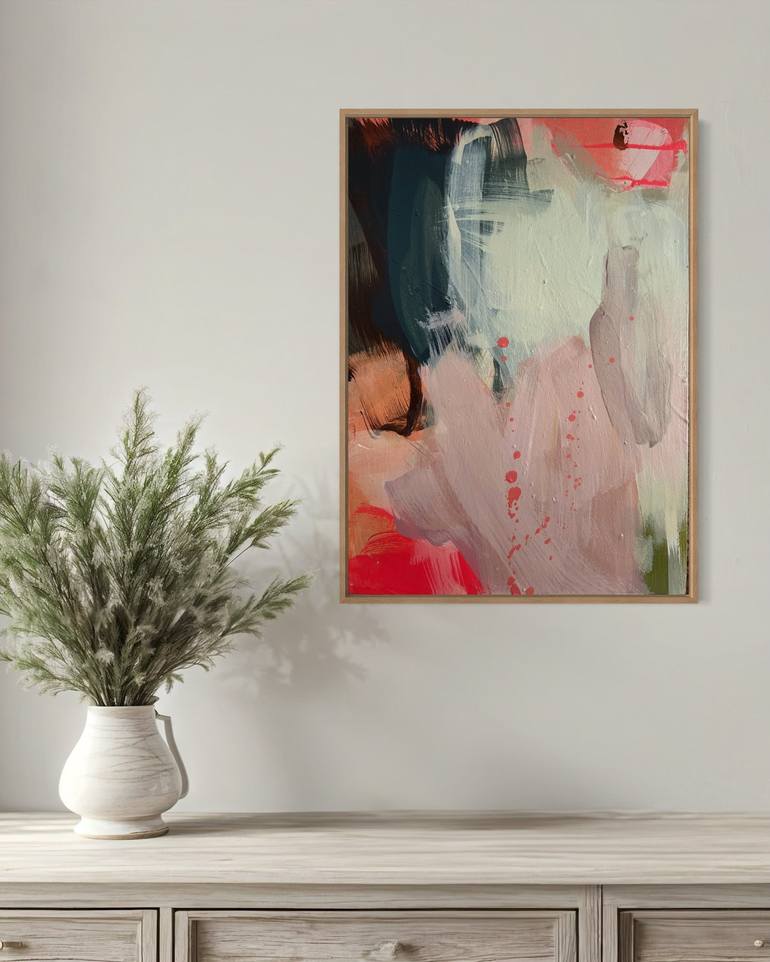 Original Abstract Expressionism Abstract Painting by Helen Chambers