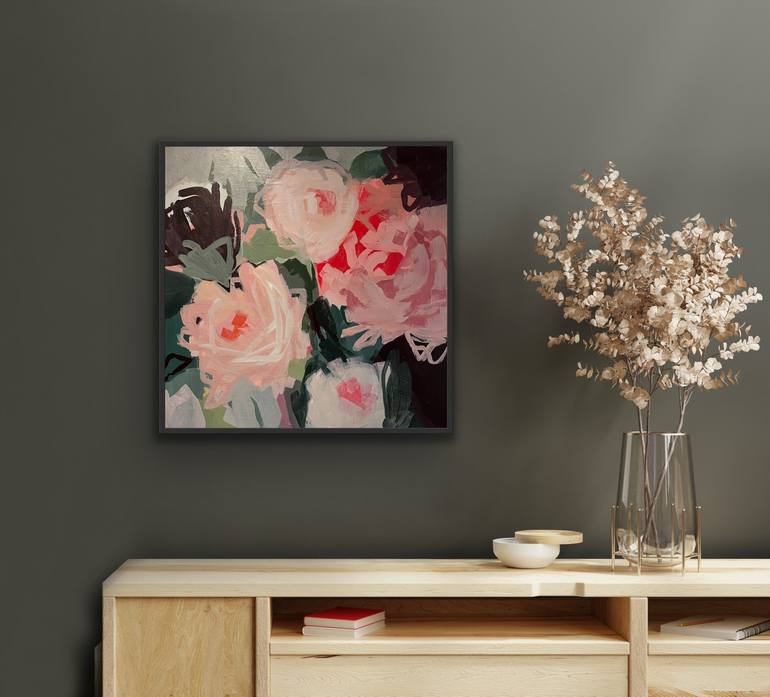 Original Floral Painting by Helen Chambers