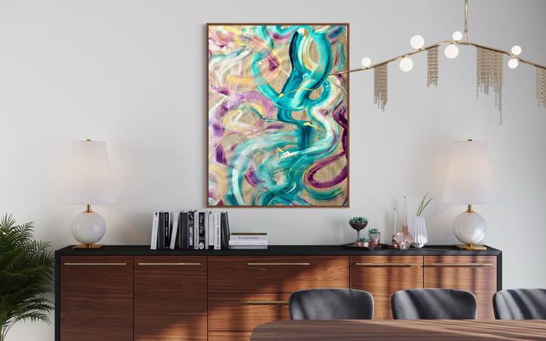 Original Abstract Painting by Ximena Agar