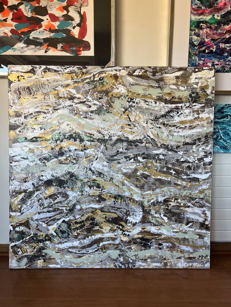 Original Abstract Expressionism Abstract Painting by Ximena Agar