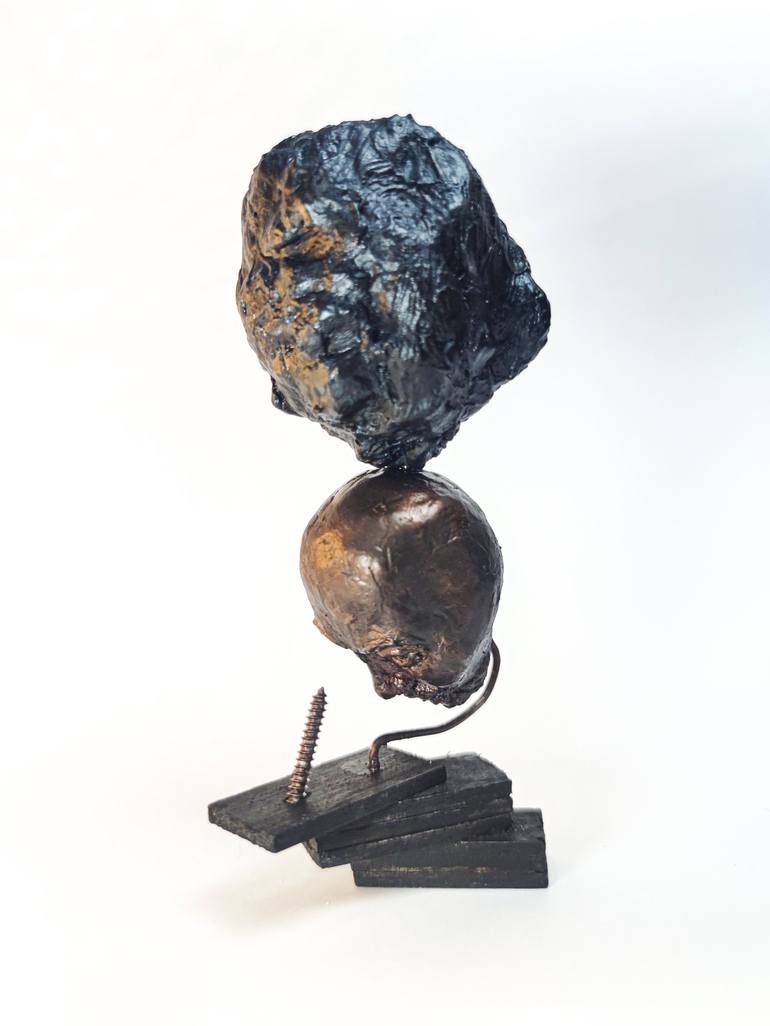 Original Contemporary Portrait Sculpture by Jab Jira