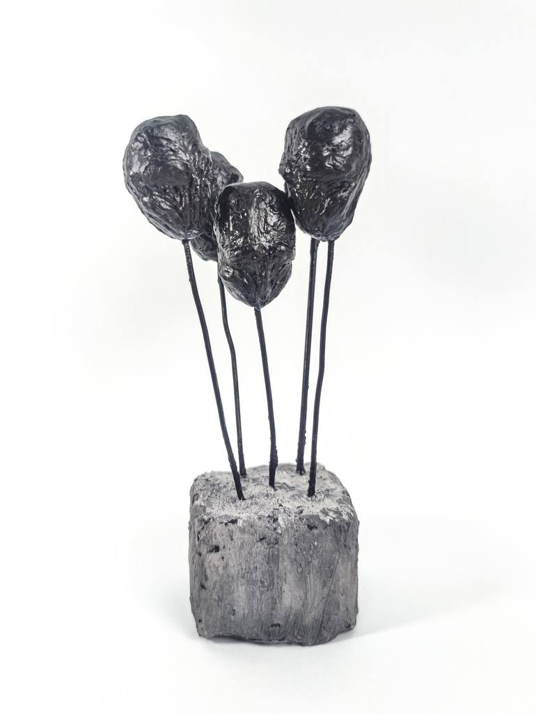 Original Abstract Expressionism People Sculpture by Jab Jira