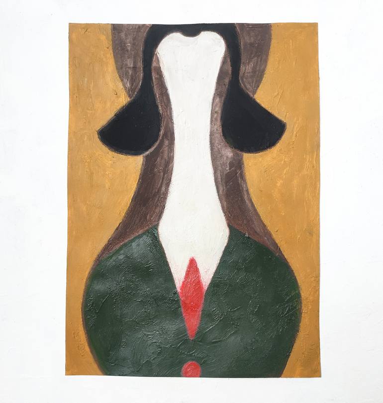 Original Abstract Women Painting by Jab Jira