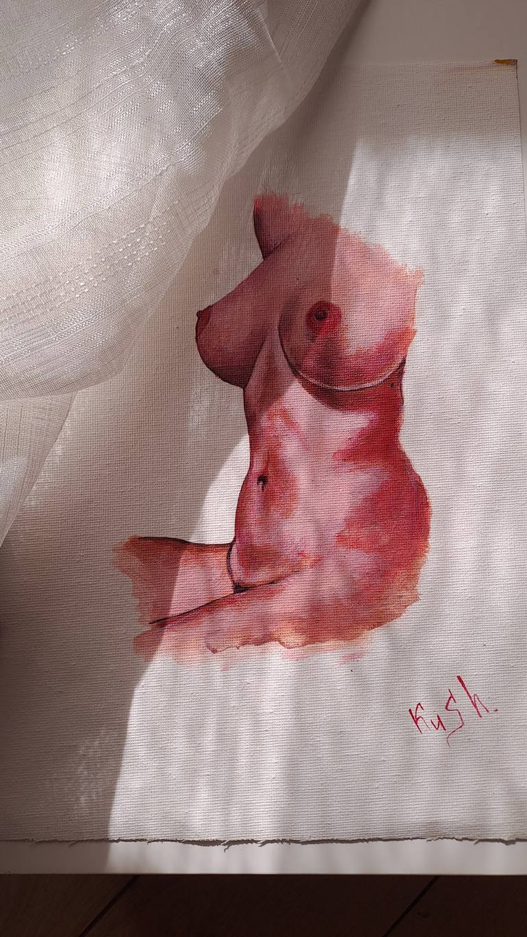 Original Conceptual Body Painting by Viktoriia Kush