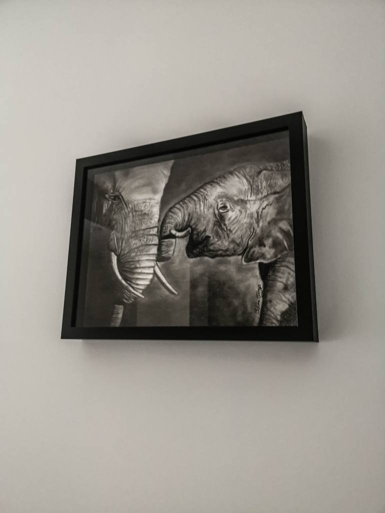 Original Realism Animal Painting by Ashima Abhaya Babbar