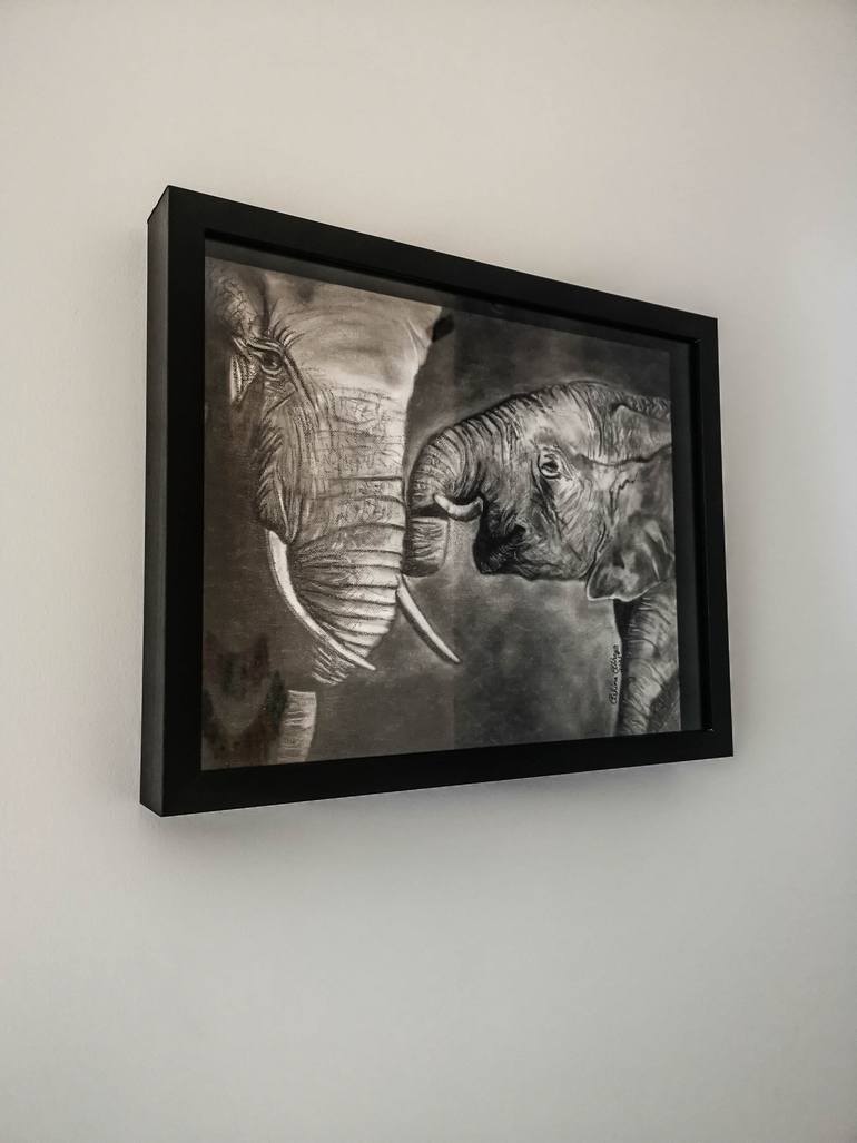 Original Realism Animal Painting by Ashima Abhaya Babbar
