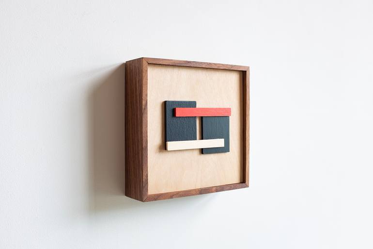 Original Bauhaus Geometric Sculpture by Dennis Konijnenburg