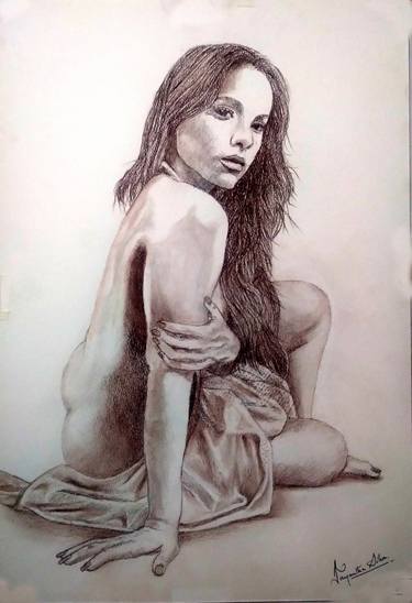 Original Nude Drawings by Jayantha Silva