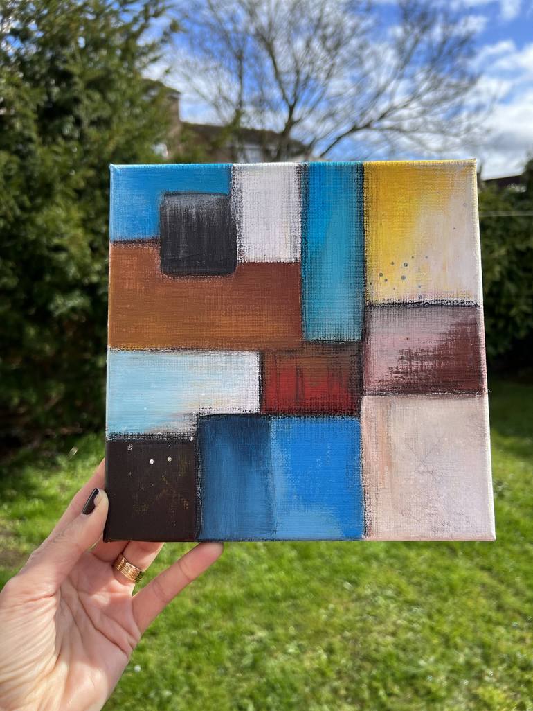 Original Abstract Painting by Julia Rudens