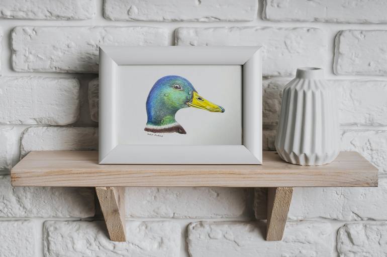 Personalized Watercolor Duck Set of 3 Wall Art Prints Duck -  in 2023