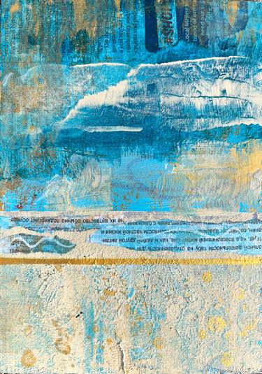 Original Abstract Mixed Media by Julia Rudens