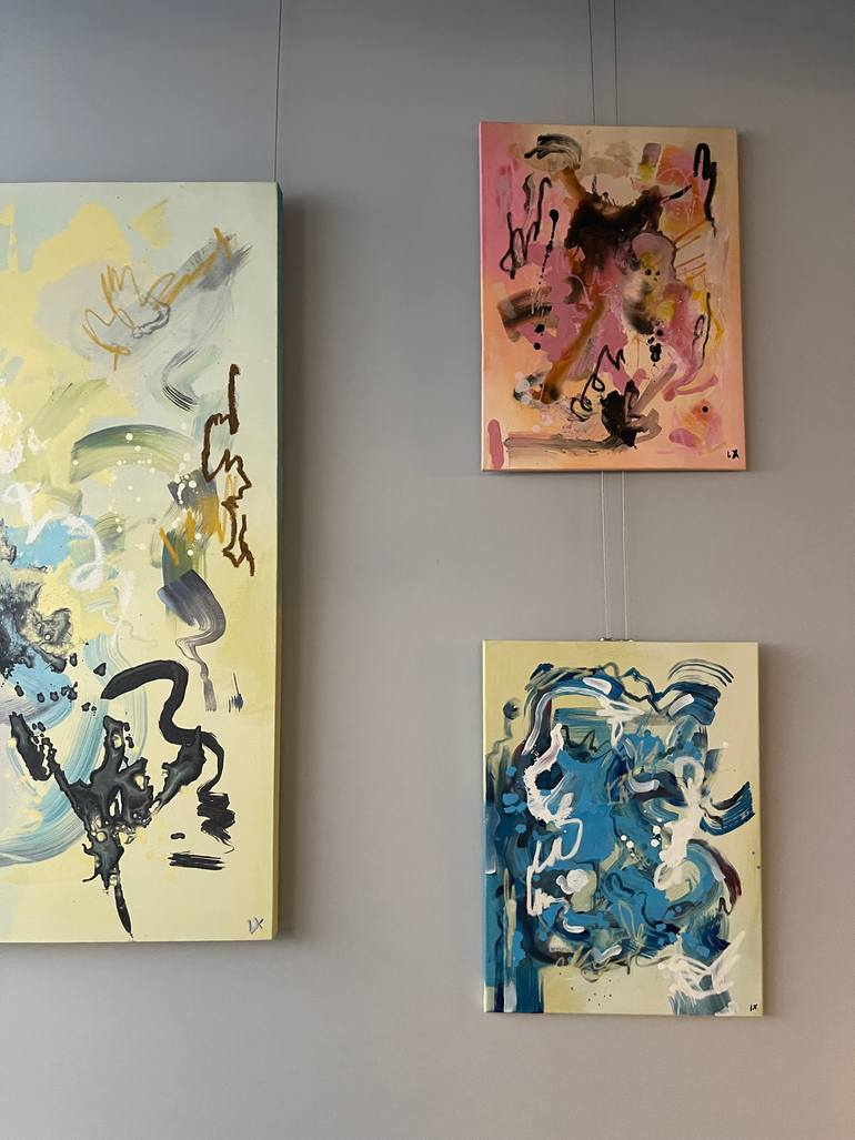 Original Abstract Expressionism Abstract Painting by Alexis Mcfarland