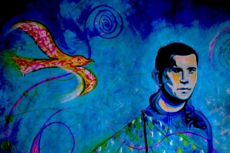 Original Contemporary Pop Culture/Celebrity Mixed Media by James Mercer
