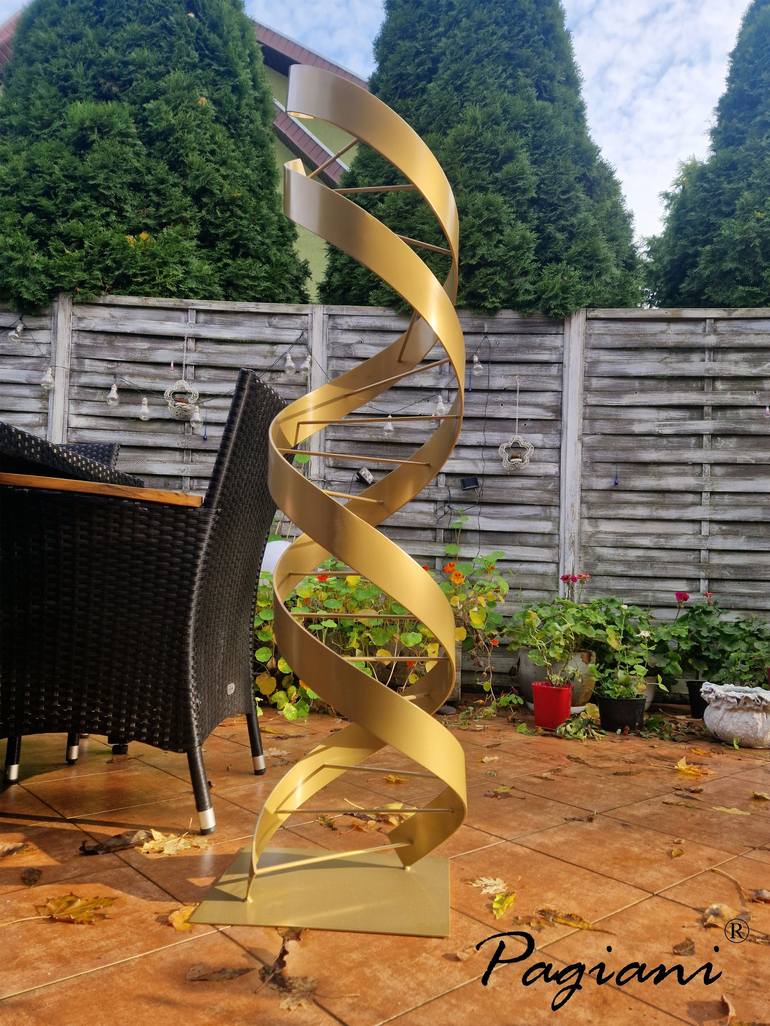 Original Abstract Science/Technology Sculpture by Paulo Pokoj